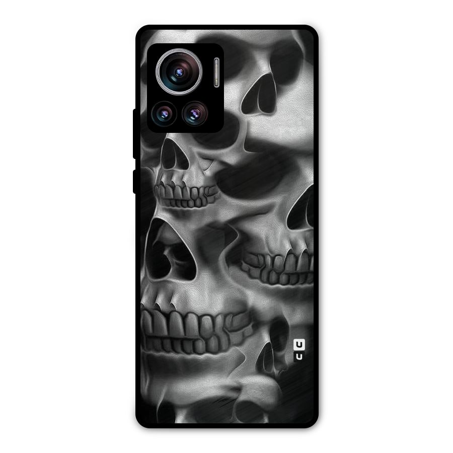 Multiple Skulls Metal Back Case for Motorola Edge 30 Ultra