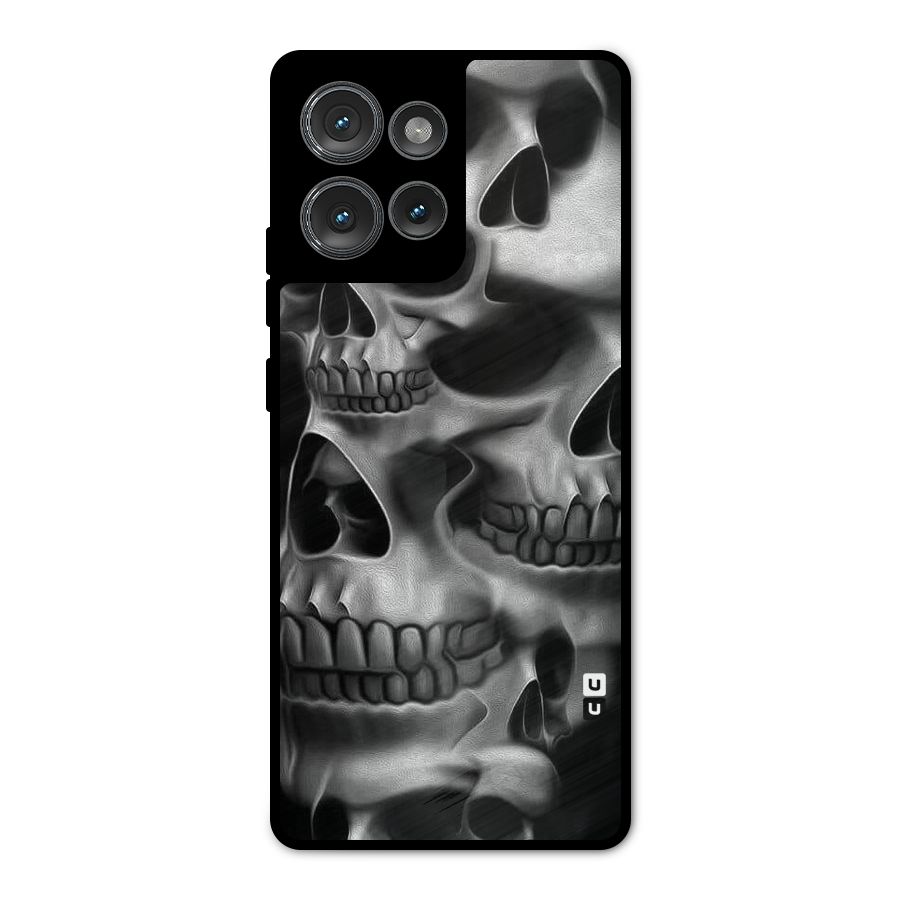 Multiple Skulls Metal Back Case for Motorola Edge 50