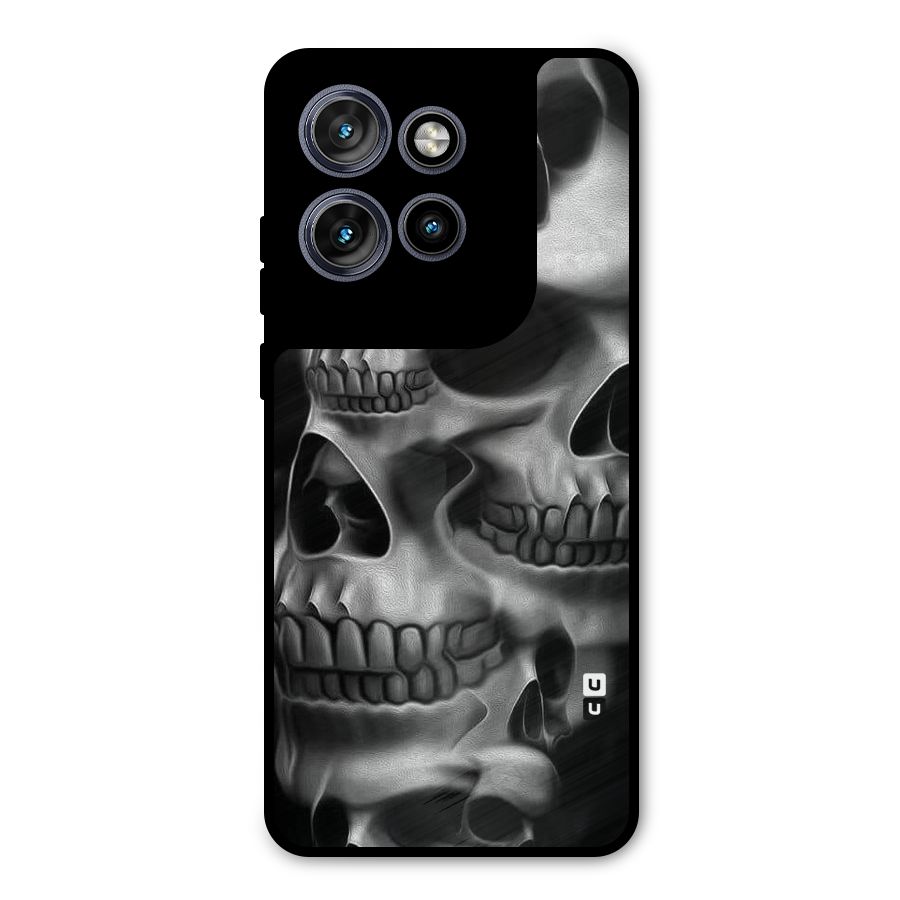 Multiple Skulls Metal Back Case for Motorola Edge 50 Neo