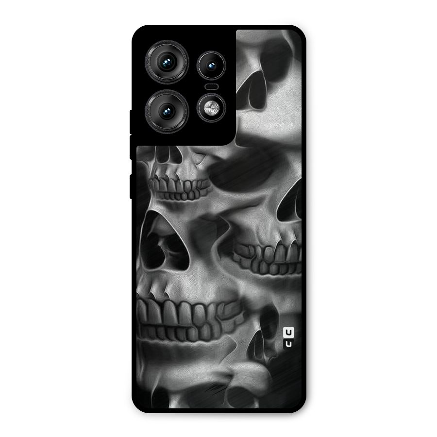 Multiple Skulls Metal Back Case for Motorola Edge 50 Pro