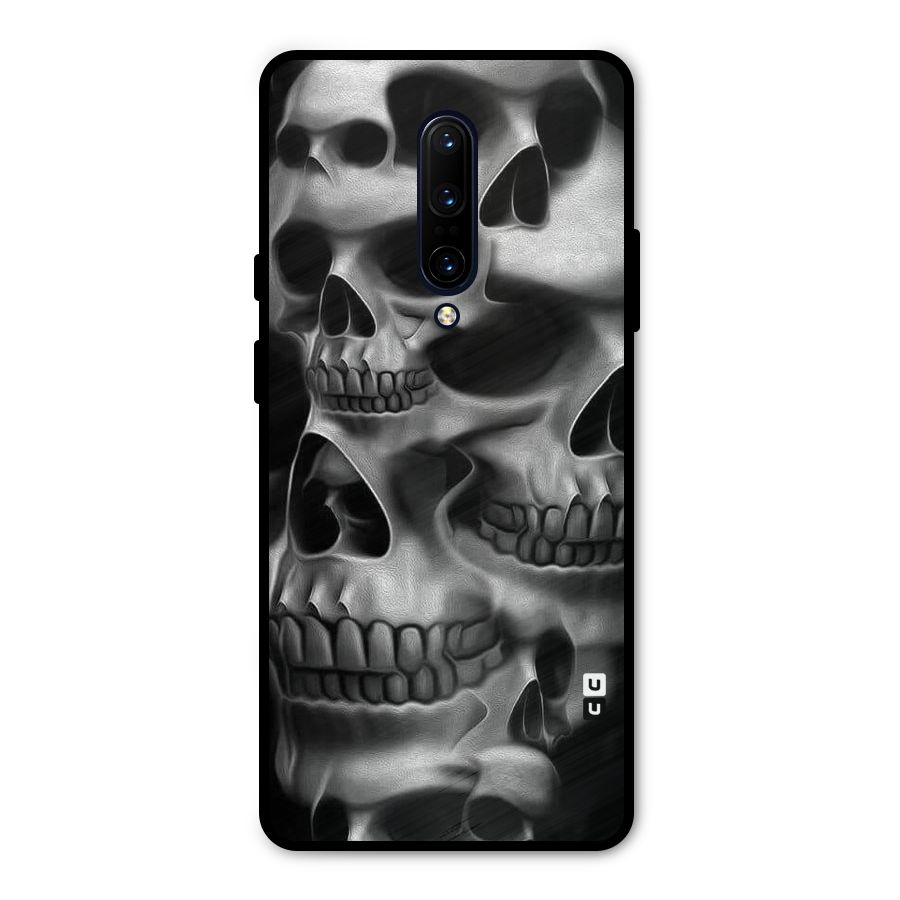 Multiple Skulls Metal Back Case for OnePlus 7 Pro