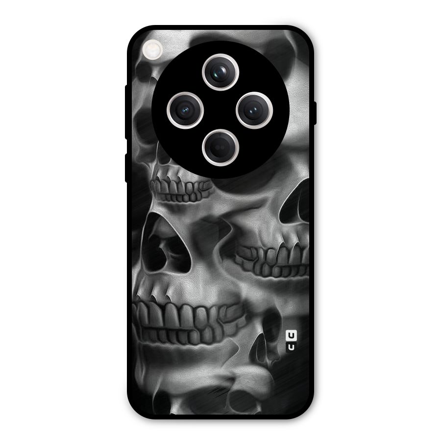 Multiple Skulls Metal Back Case for Oppo Find X8