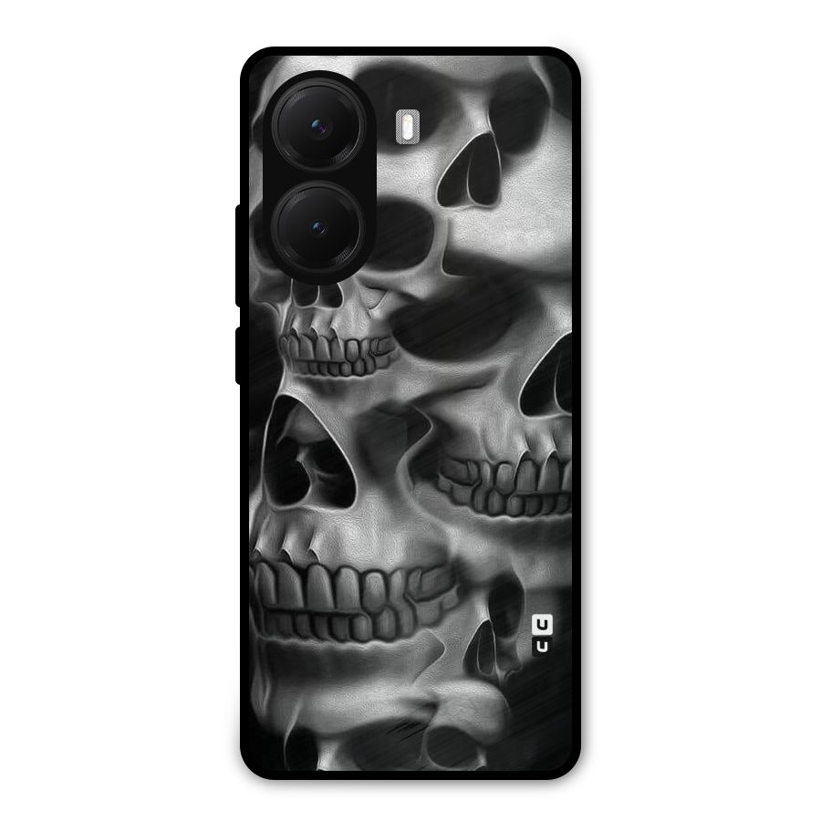 Multiple Skulls Metal Back Case for Poco X7 Pro