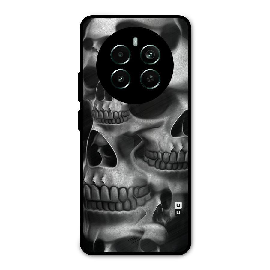 Multiple Skulls Metal Back Case for Realme 12 Pro Plus