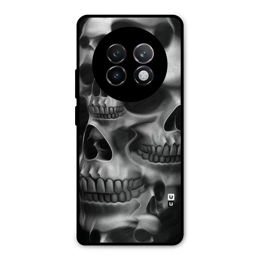 Multiple Skulls Metal Back Case for Realme 13 Plus