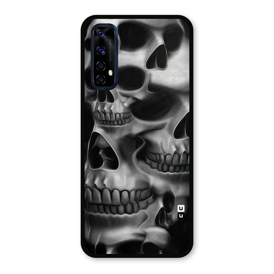Multiple Skulls Metal Back Case for Realme Narzo 20 Pro