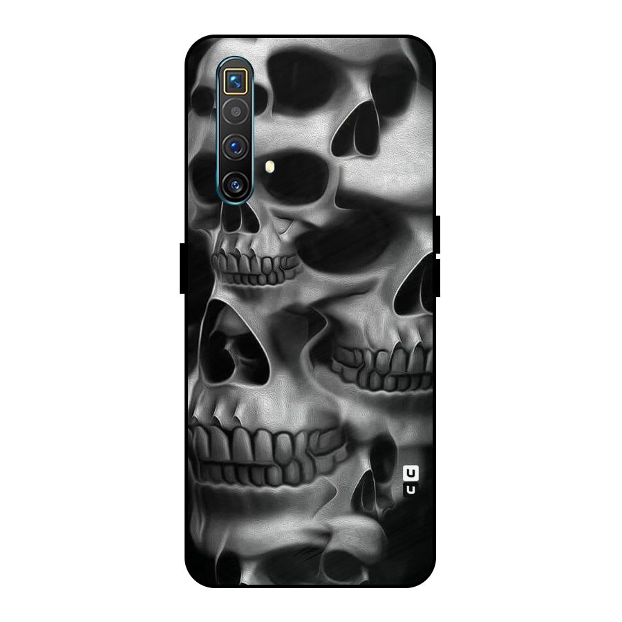 Multiple Skulls Metal Back Case for Realme X3 SuperZoom