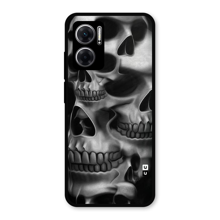 Multiple Skulls Metal Back Case for Redmi 11 Prime 5G