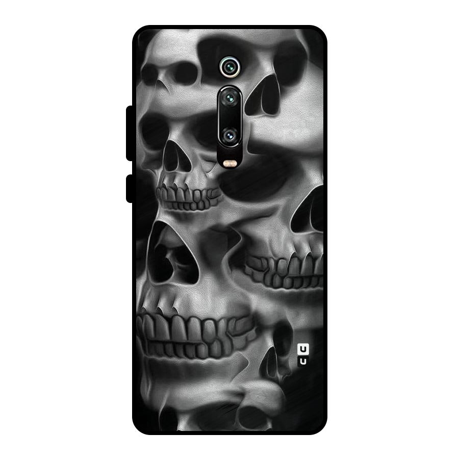 Multiple Skulls Metal Back Case for Redmi K20 Pro