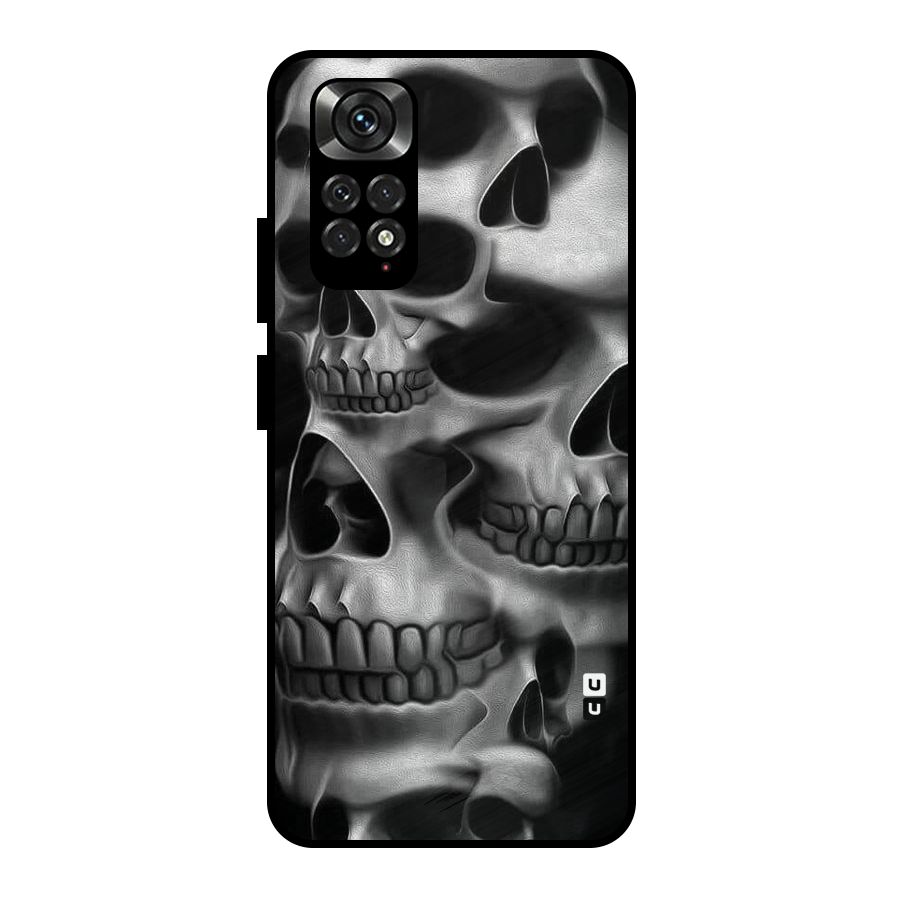 Multiple Skulls Metal Back Case for Redmi Note 11 Pro