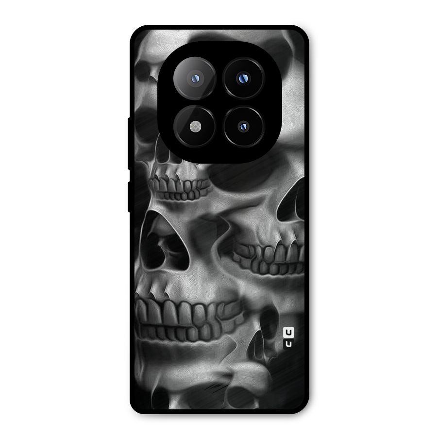 Multiple Skulls Metal Back Case for Redmi Note 14 Pro Plus 5G