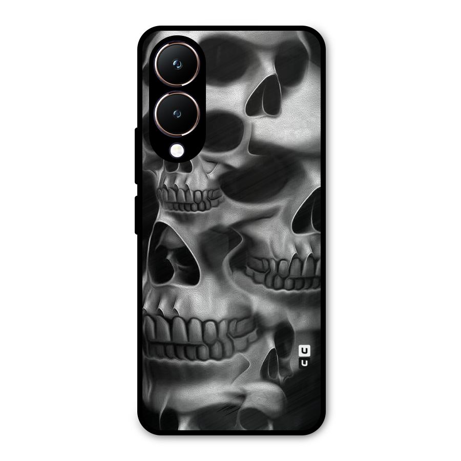 Multiple Skulls Metal Back Case for Vivo Y28