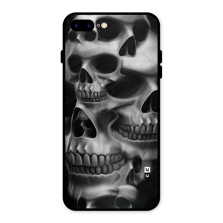 Multiple Skulls Metal Back Case for iPhone 7 Plus