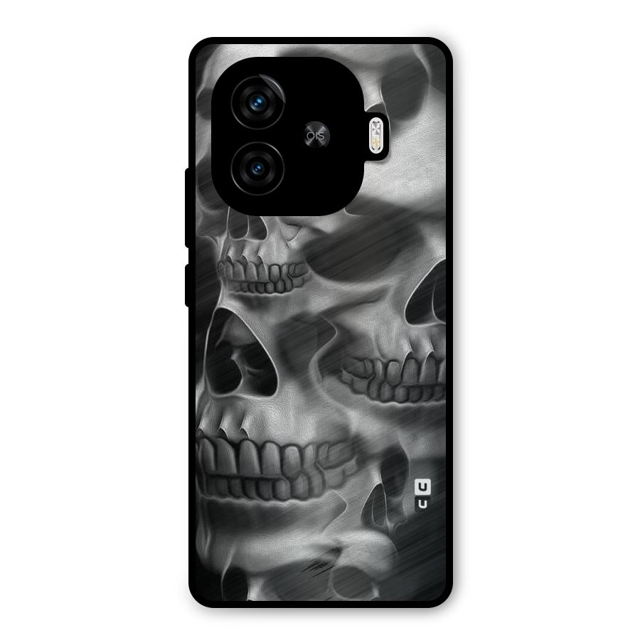 Multiple Skulls Metal Back Case for iQOO Neo 10R