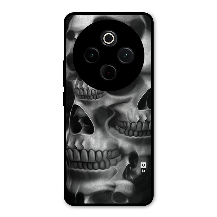 Multiple Skulls Metal Back Case for iQOO Z10