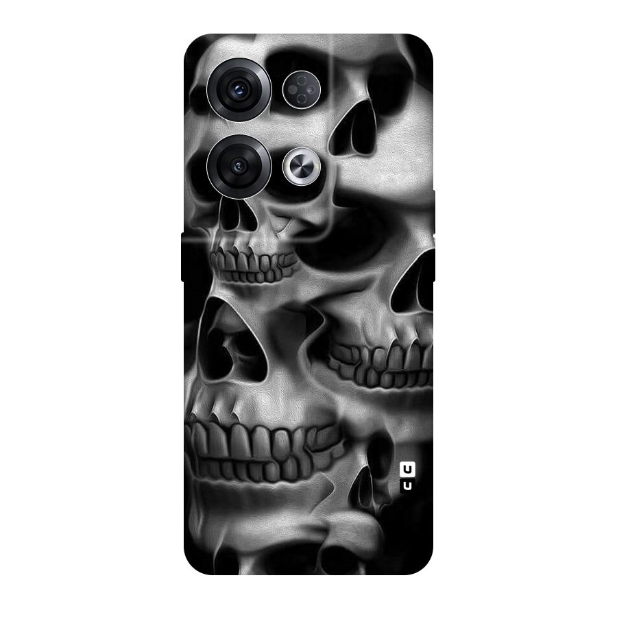 Multiple Skulls Original Polycarbonate Back Case for Oppo Reno8 Pro 5G