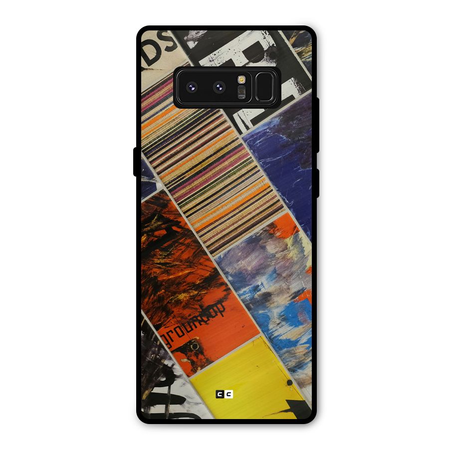 Multiple Textures Metal Back Case for Galaxy Note 8