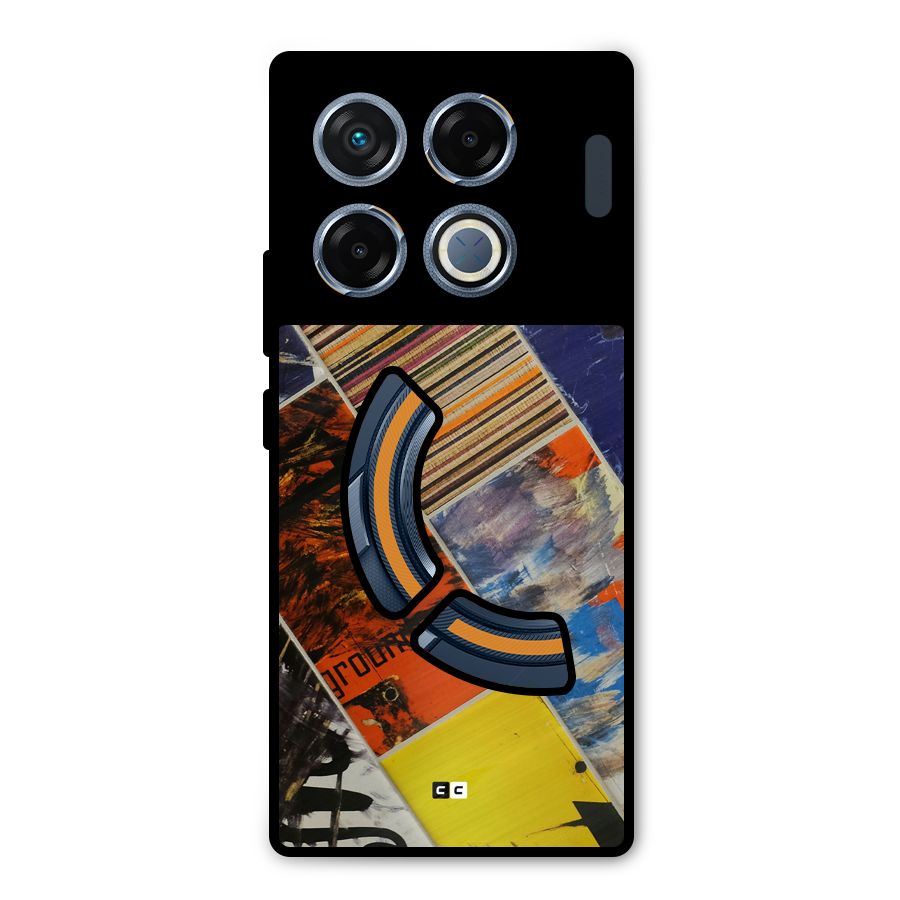Multiple Textures Metal Back Case for Infinix GT 20 Pro