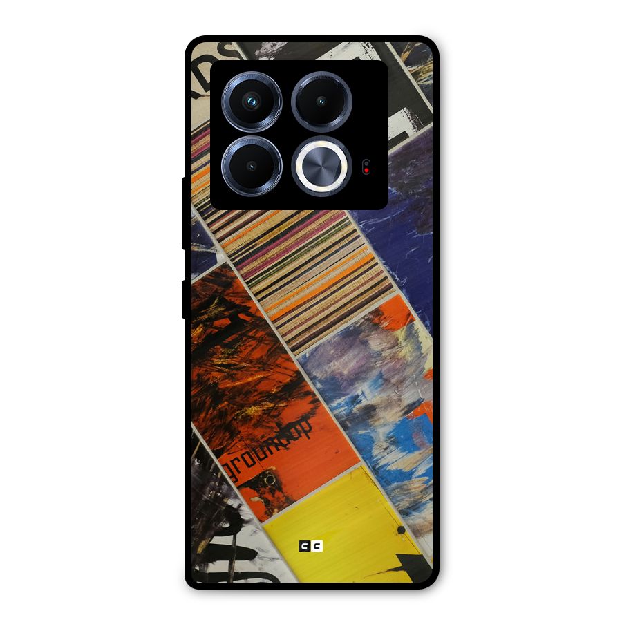 Multiple Textures Metal Back Case for Infinix Note 40 5G