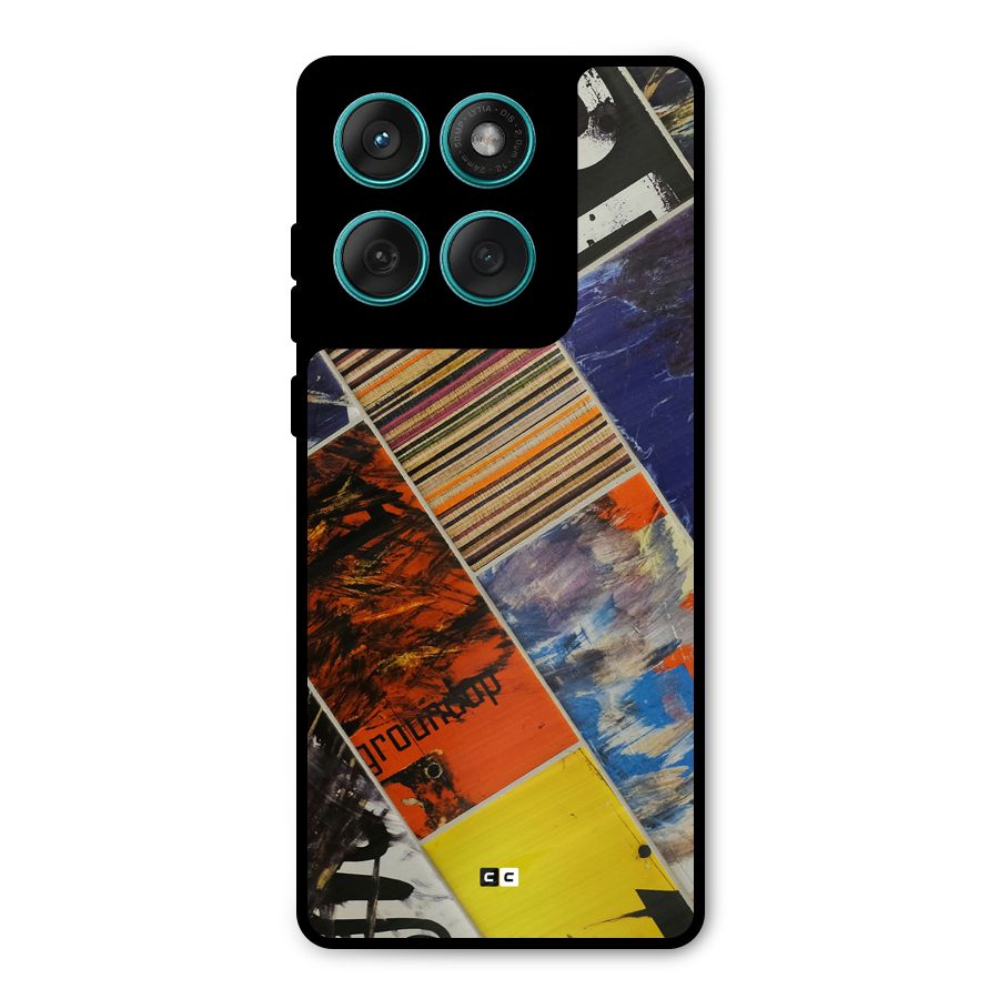 Multiple Textures Metal Back Case for Motorola Edge 60