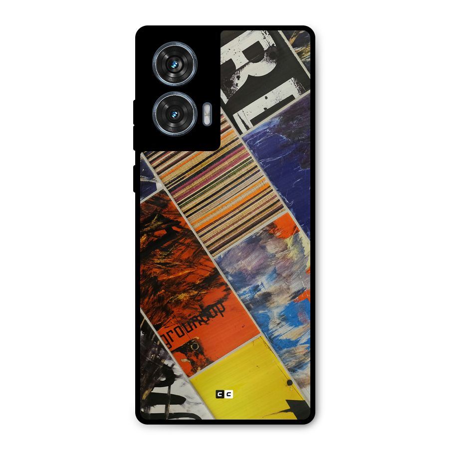 Multiple Textures Metal Back Case for Motorola G96