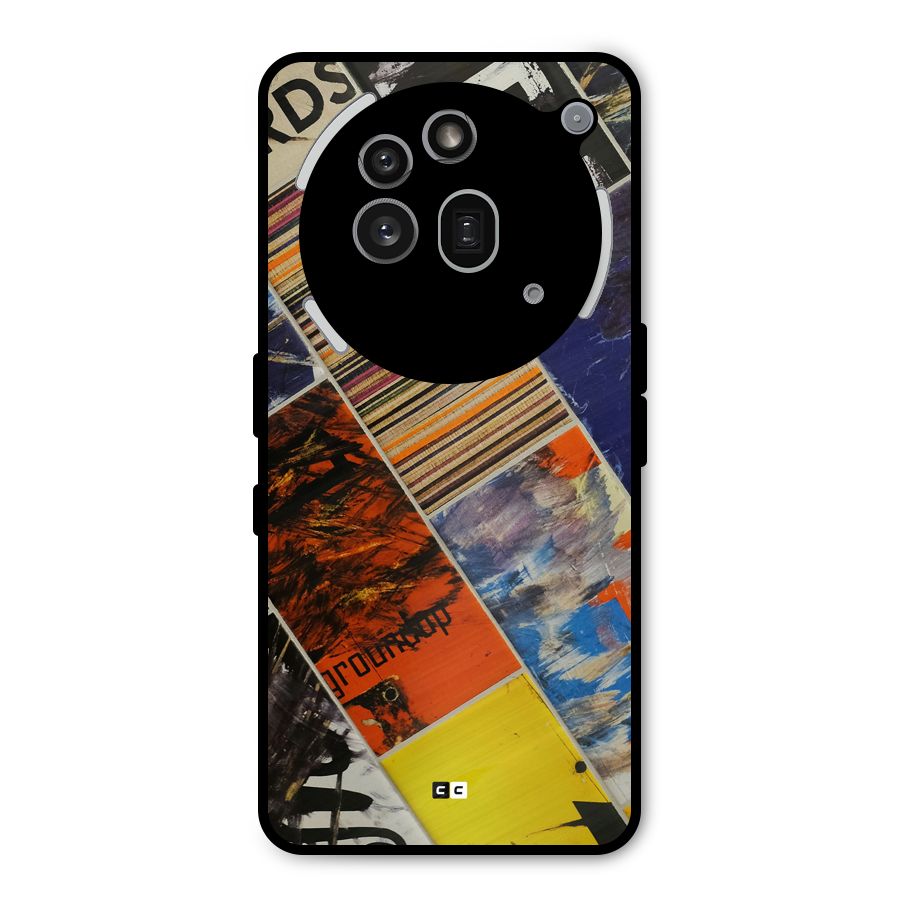 Multiple Textures Metal Back Case for Nothing Phone 3a Pro