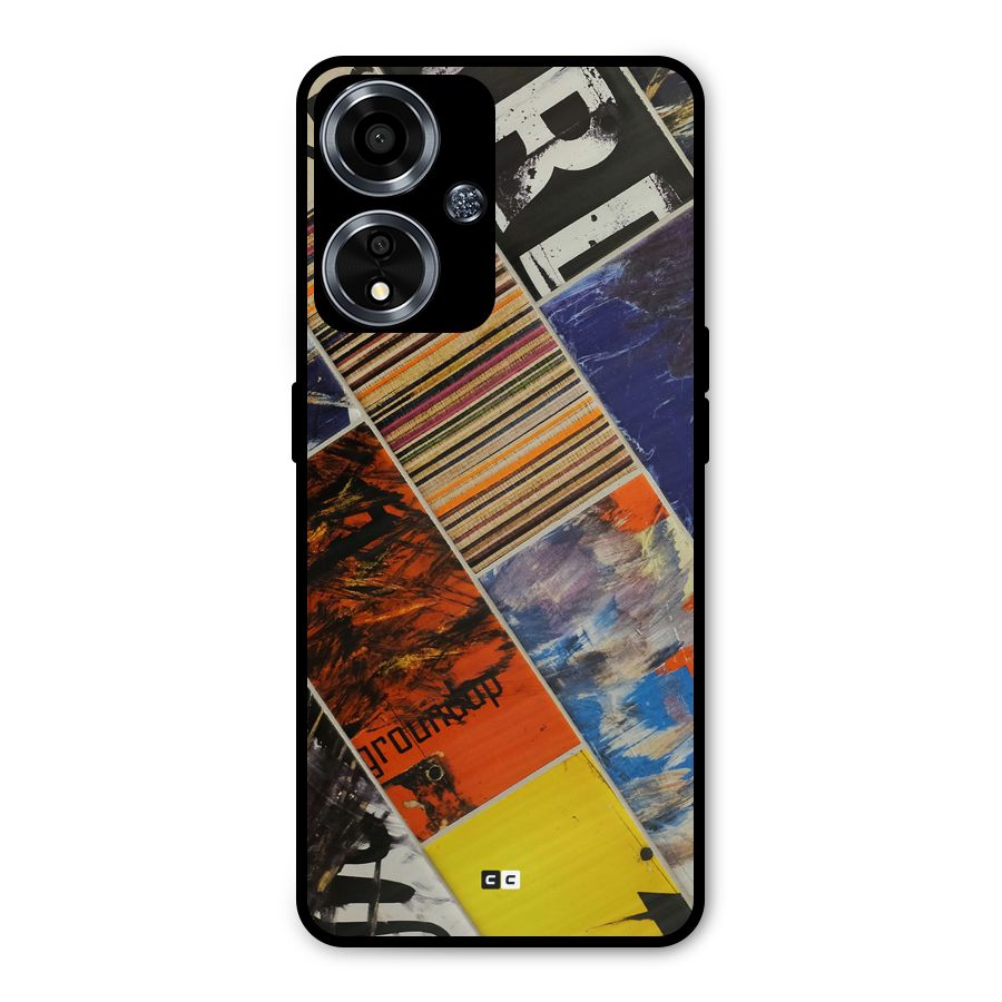 Multiple Textures Metal Back Case for Oppo A59