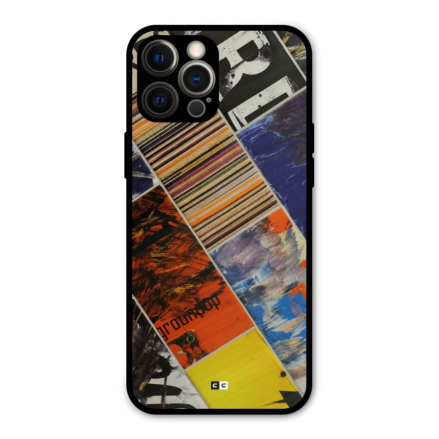 Multiple Textures Metal Back Case for iPhone 12 Pro Max