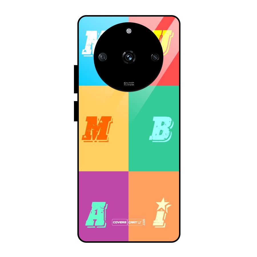 Mumbai Alphabets Glass Back Case for Realme Narzo 60 5G