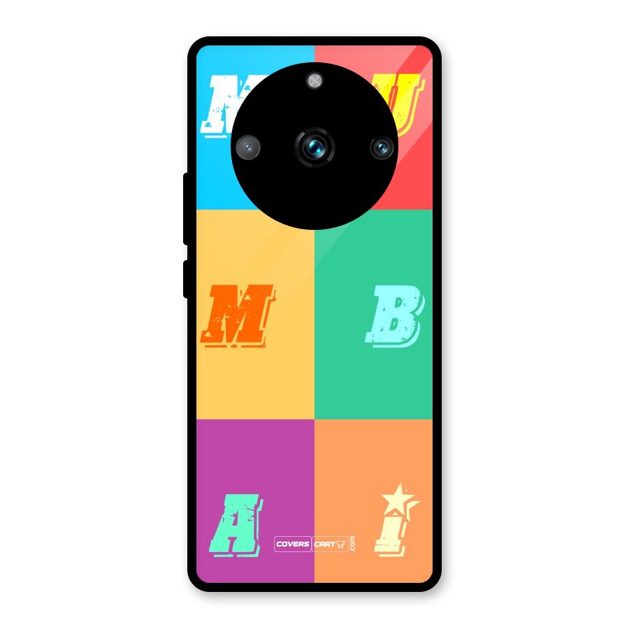 Mumbai Alphabets Glass Back Case for Realme Narzo 60 Pro