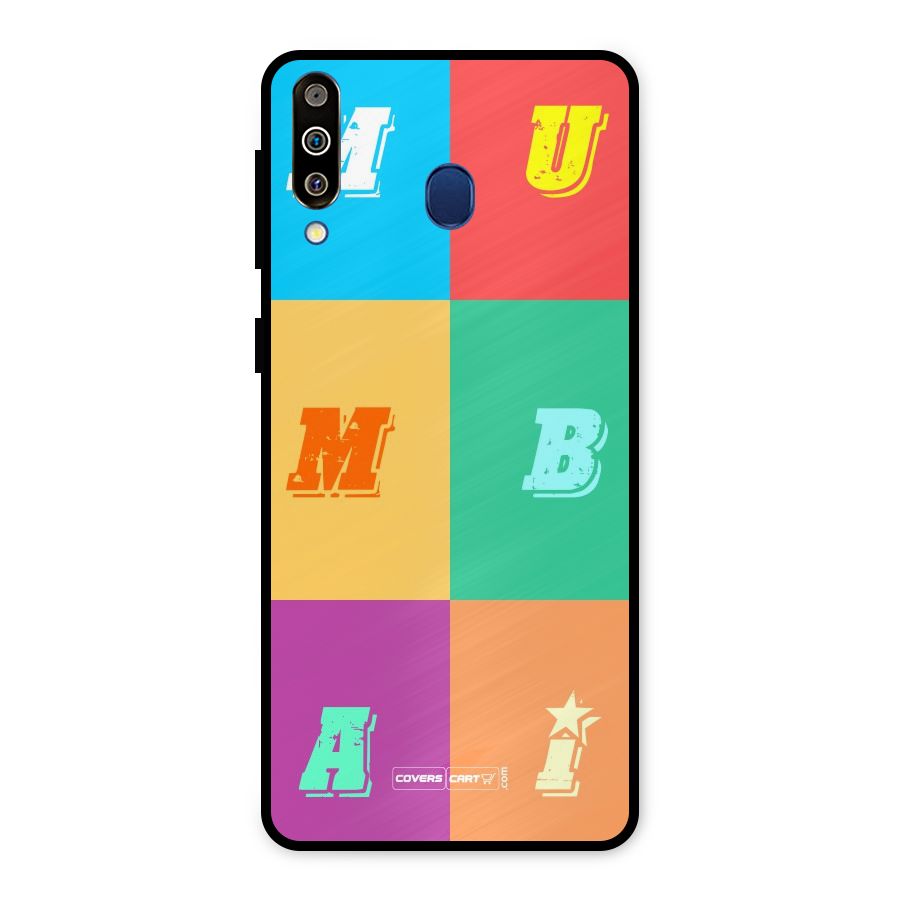 Mumbai Alphabets Metal Back Case for Galaxy M30
