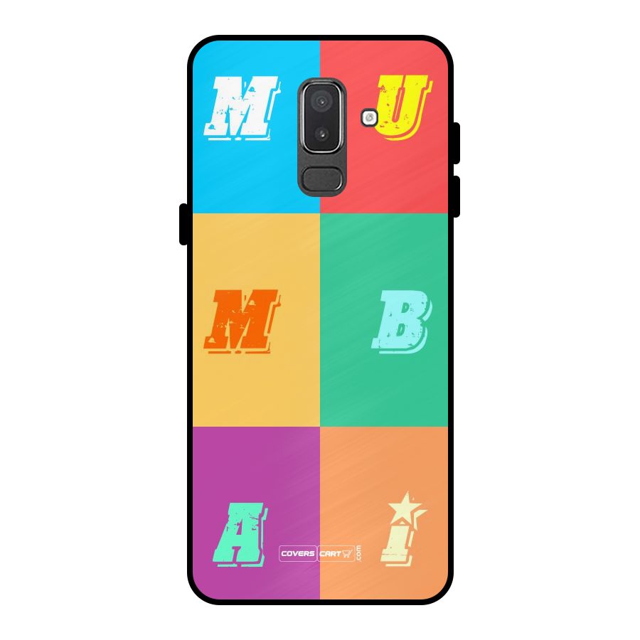Mumbai Alphabets Metal Back Case for Galaxy On8 (2018)