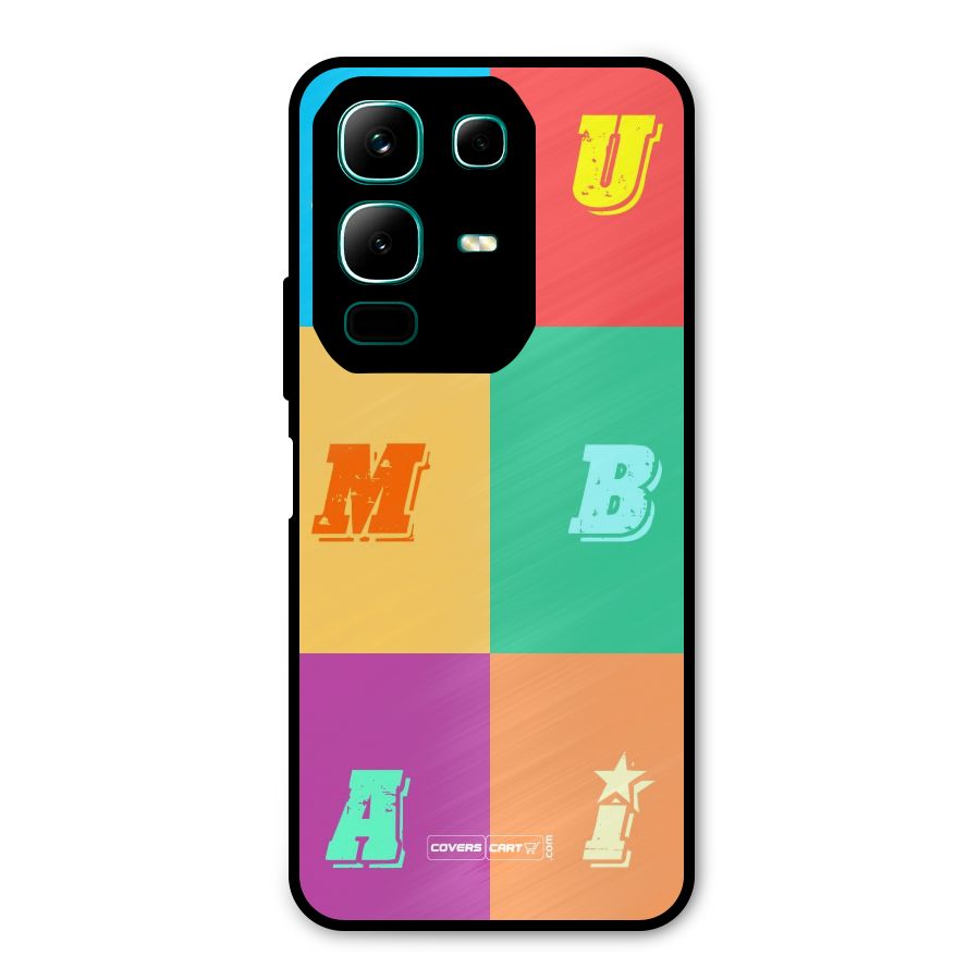 Mumbai Alphabets Metal Back Case for Infinix Note 50x