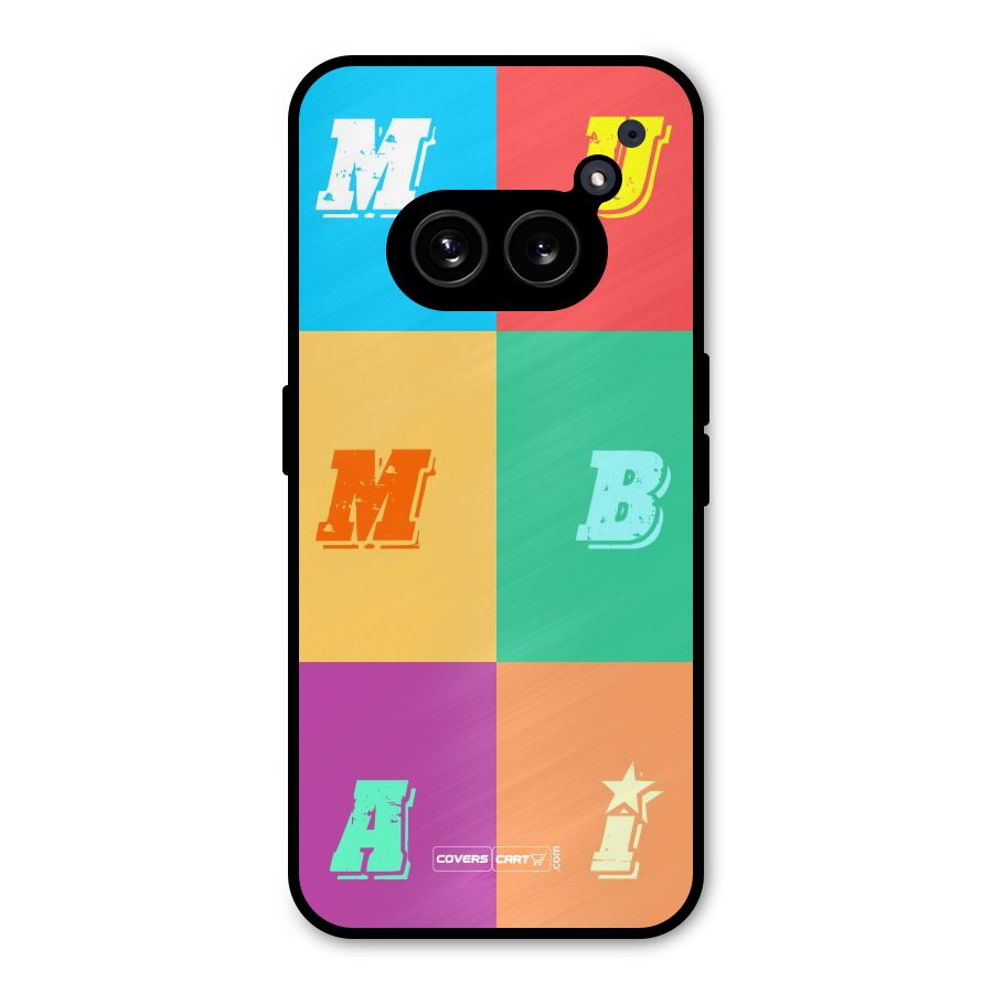 Mumbai Alphabets Metal Back Case for Nothing Phone 2a Plus