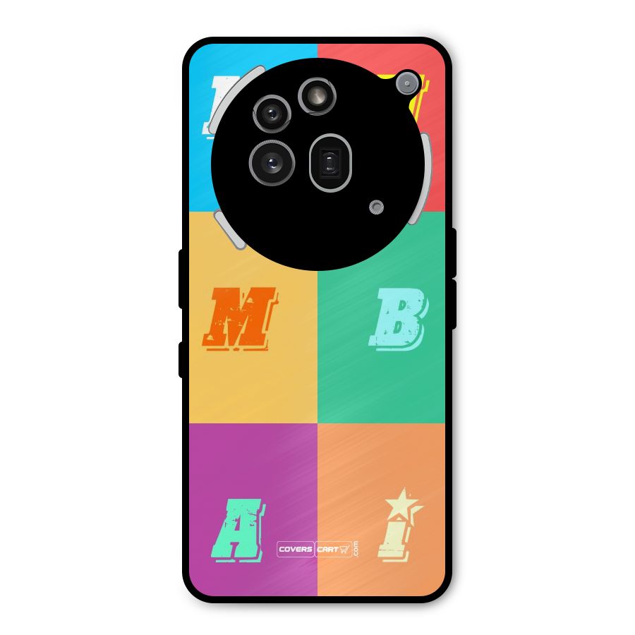 Mumbai Alphabets Metal Back Case for Nothing Phone 3a Pro
