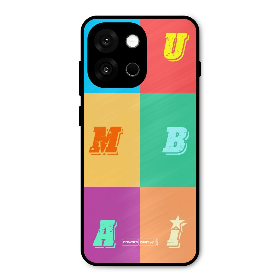 Mumbai Alphabets Metal Back Case for OnePlus 13s