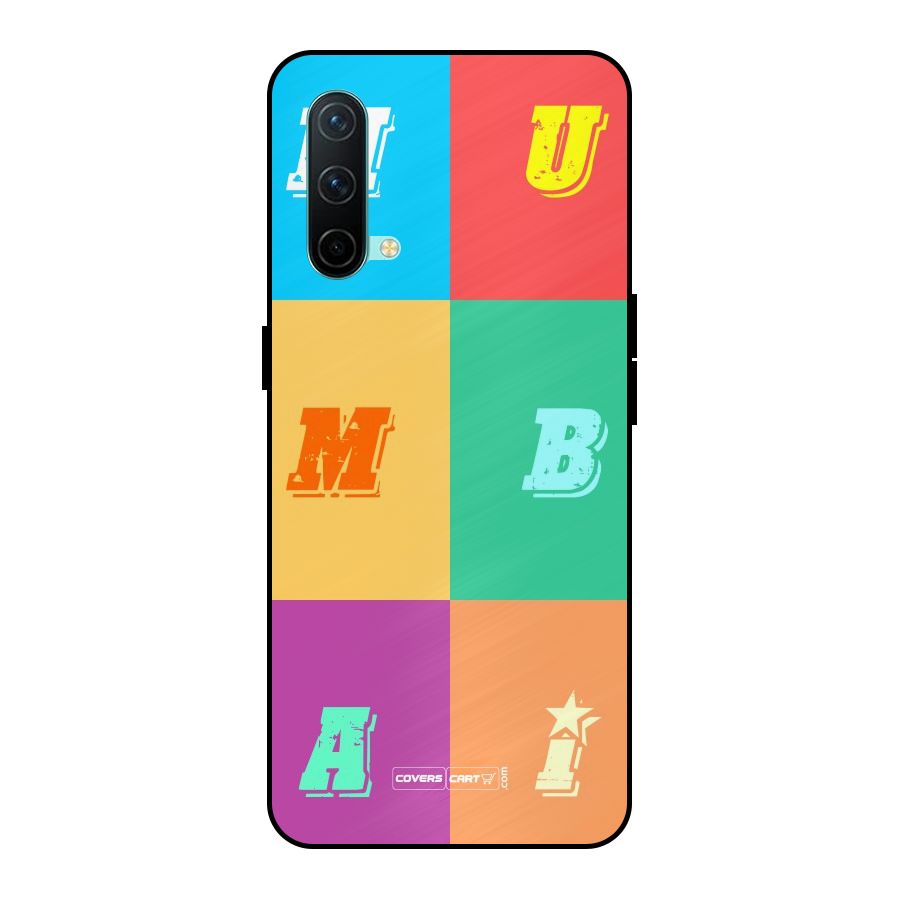 Mumbai Alphabets Metal Back Case for OnePlus Nord CE 5G