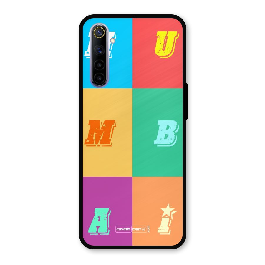 Mumbai Alphabets Metal Back Case for Realme 6i