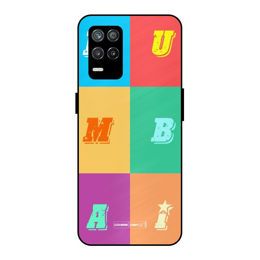 Mumbai Alphabets Metal Back Case for Realme 8 5G