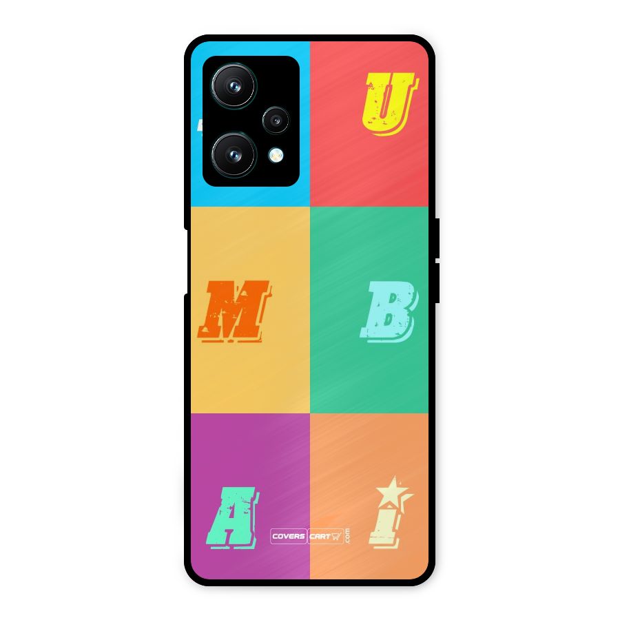 Mumbai Alphabets Metal Back Case for Realme 9 Pro 5G