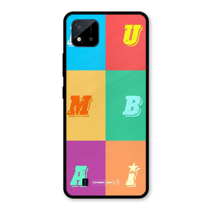 Mumbai Alphabets Metal Back Case for Realme C11 2021
