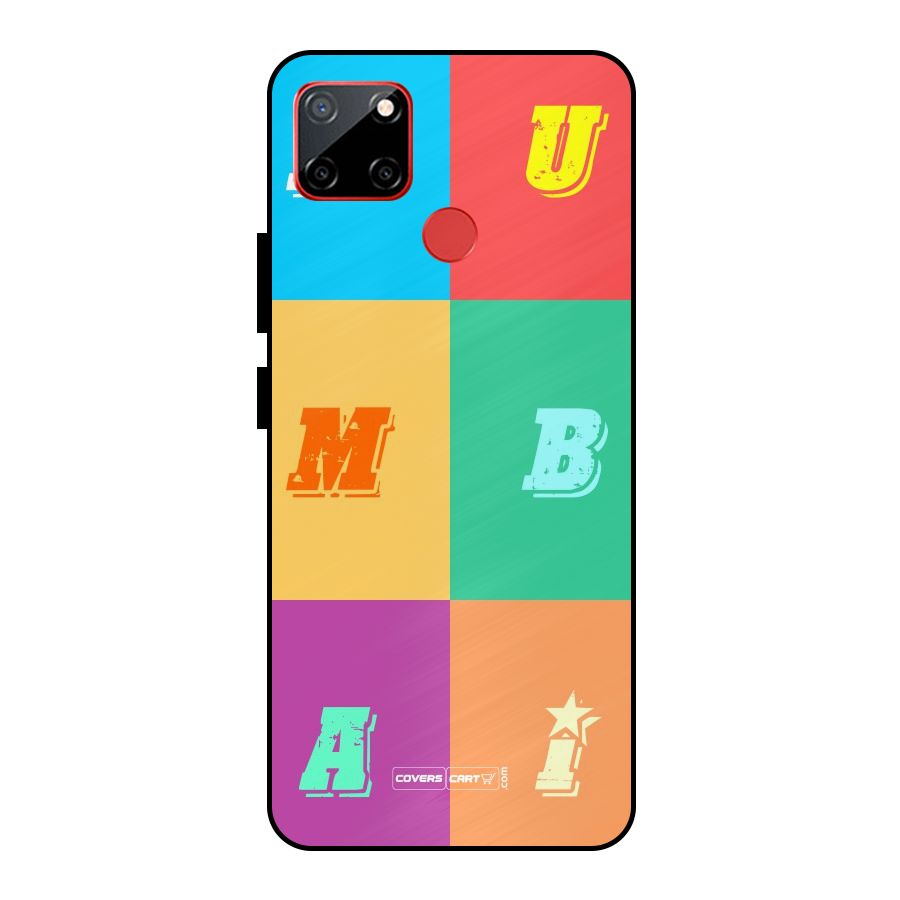 Mumbai Alphabets Metal Back Case for Realme C12