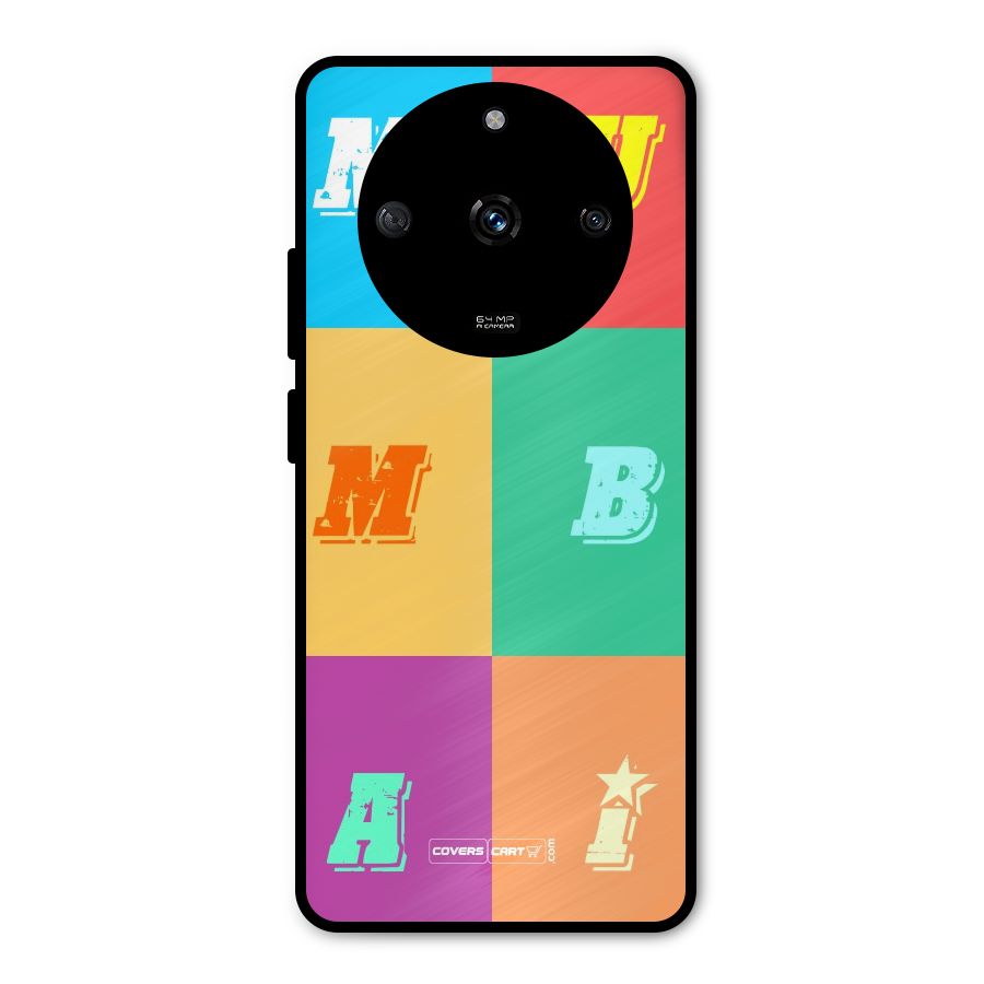 Mumbai Alphabets Metal Back Case for Realme Narzo 60 5G