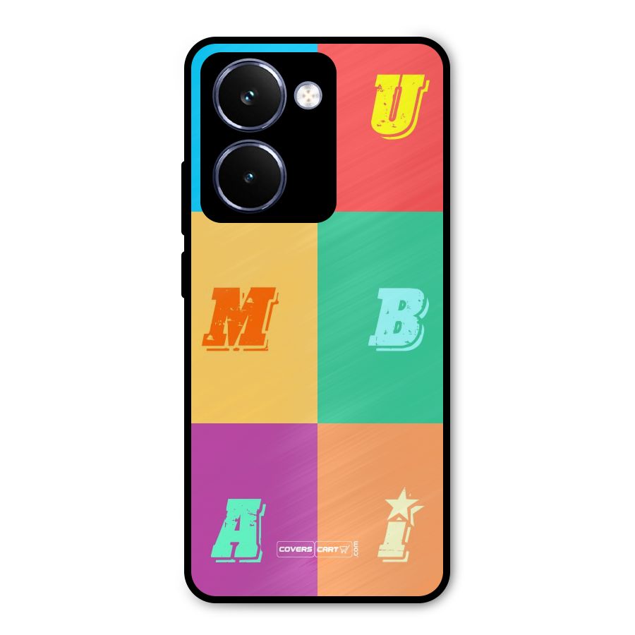 Mumbai Alphabets Metal Back Case for Realme P3 Ultra