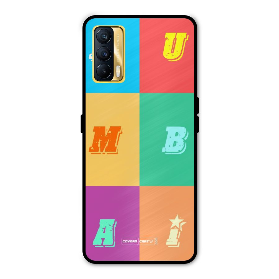 Mumbai Alphabets Metal Back Case for Realme X7
