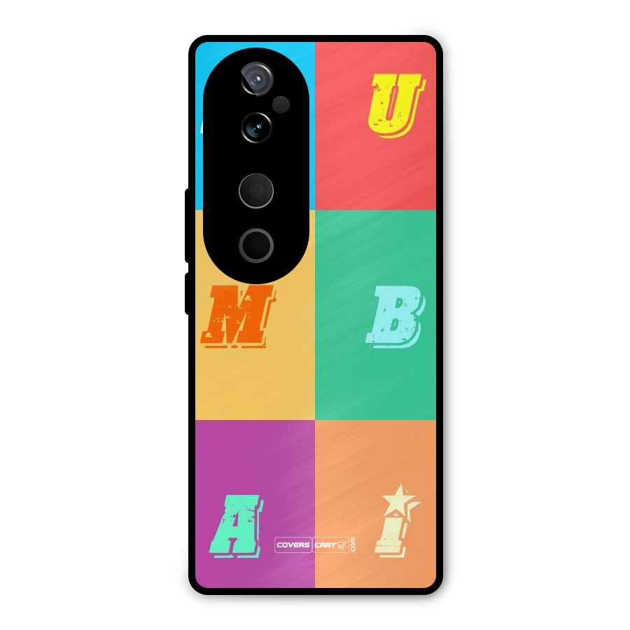 Mumbai Alphabets Metal Back Case for Vivo T3 Ultra