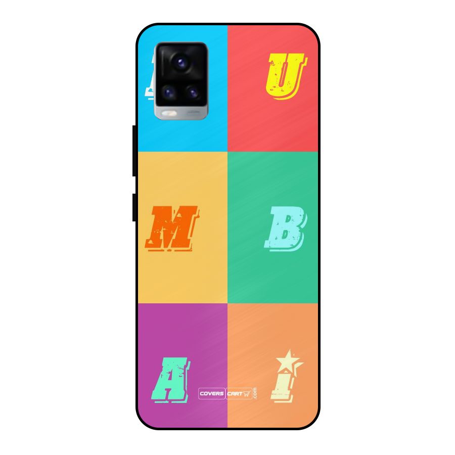 Mumbai Alphabets Metal Back Case for Vivo V20