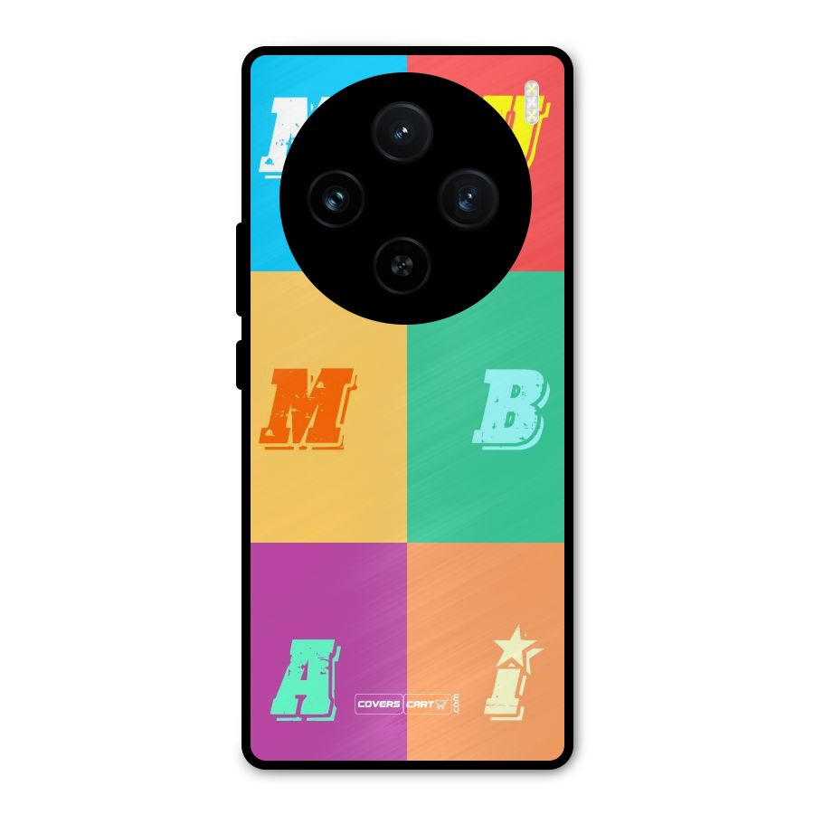 Mumbai Alphabets Metal Back Case for Vivo X100