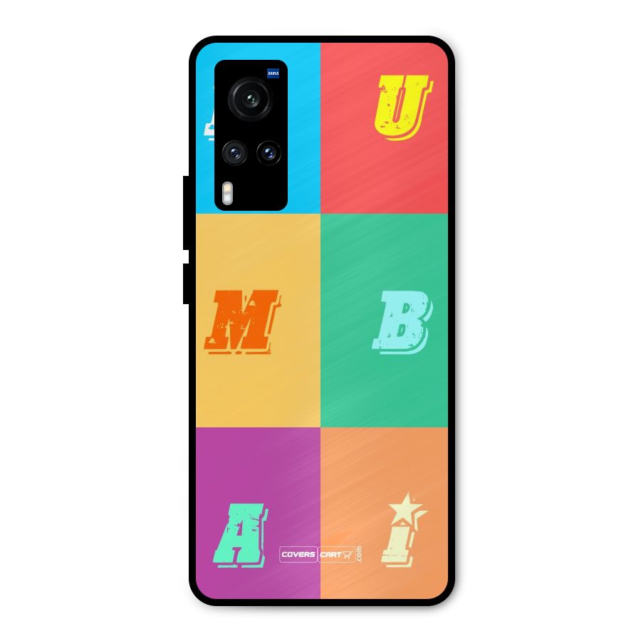 Mumbai Alphabets Metal Back Case for Vivo X60