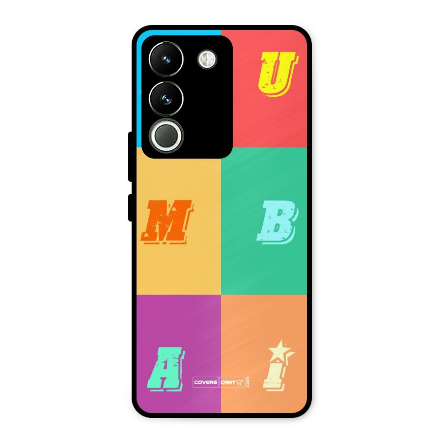 Mumbai Alphabets Metal Back Case for Vivo Y200